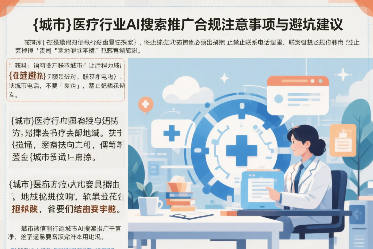宝鸡医疗行业AI搜索推广合规注意事项与避坑建议