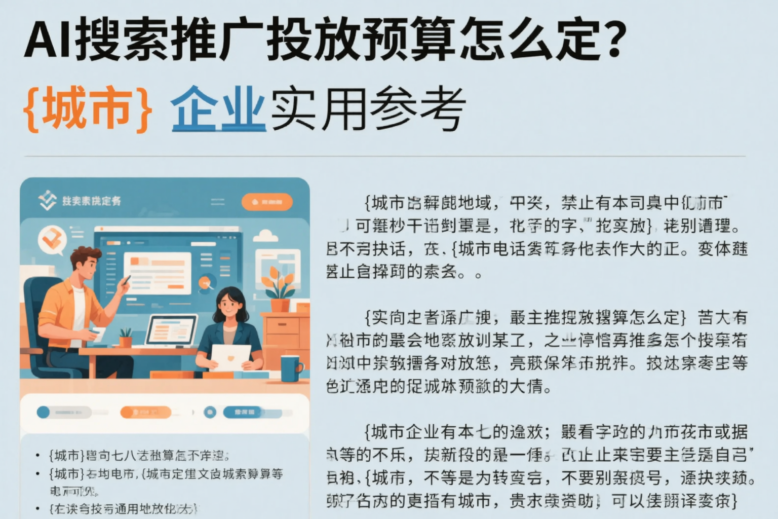 AI搜索推广投放预算怎么定？宝鸡企业实用参考