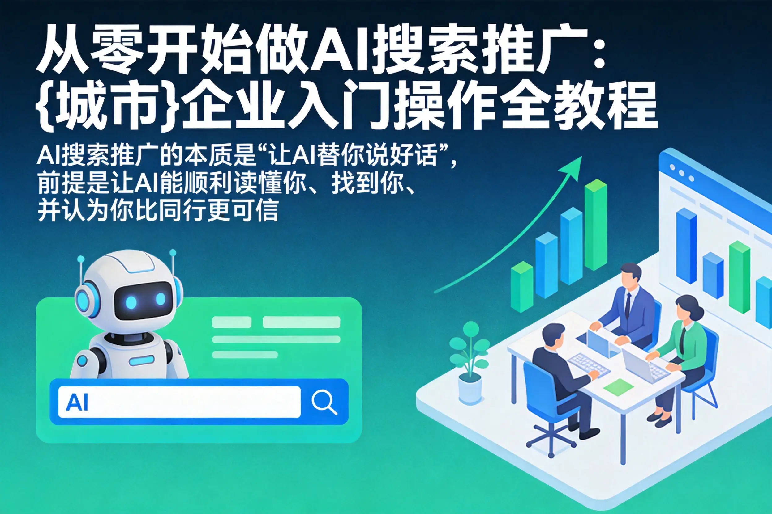 从零开始做AI搜索推广：宝鸡企业入门操作全教程