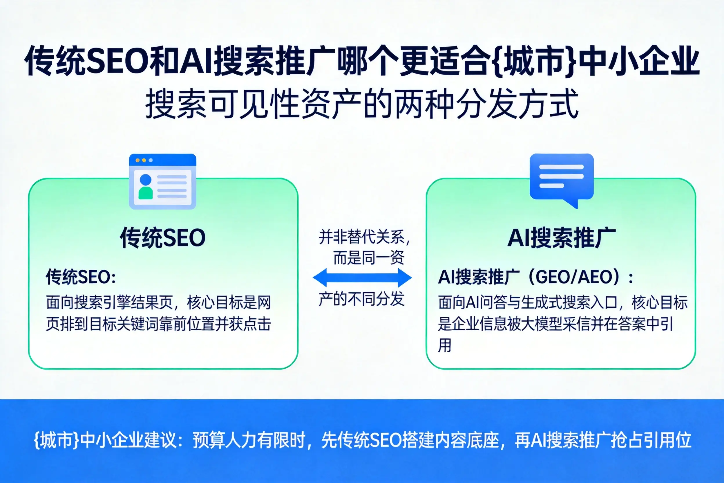 传统SEO和AI搜索推广哪个更适合宝鸡中小企业