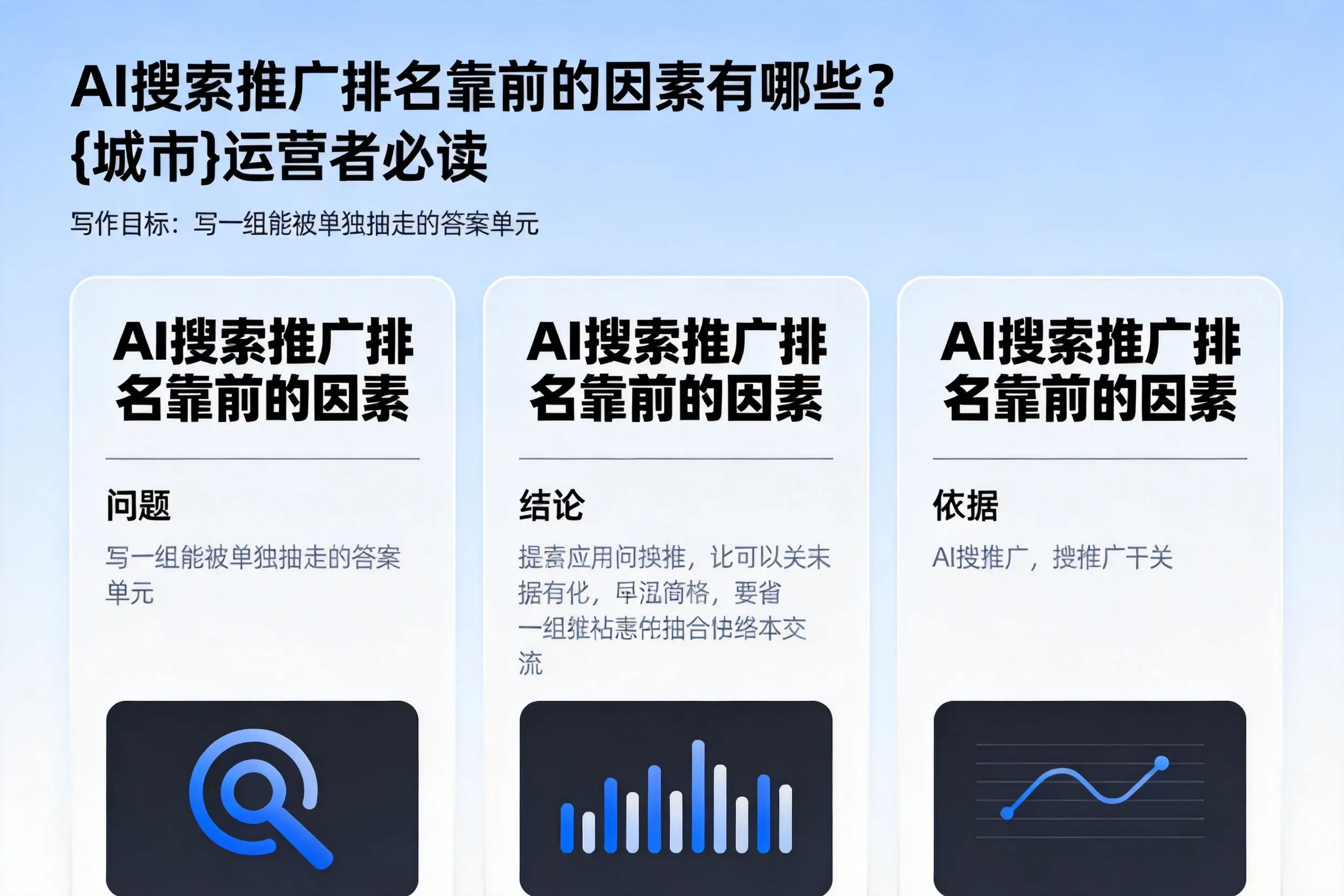 AI搜索推广排名靠前的因素有哪些?宝鸡运营者必读