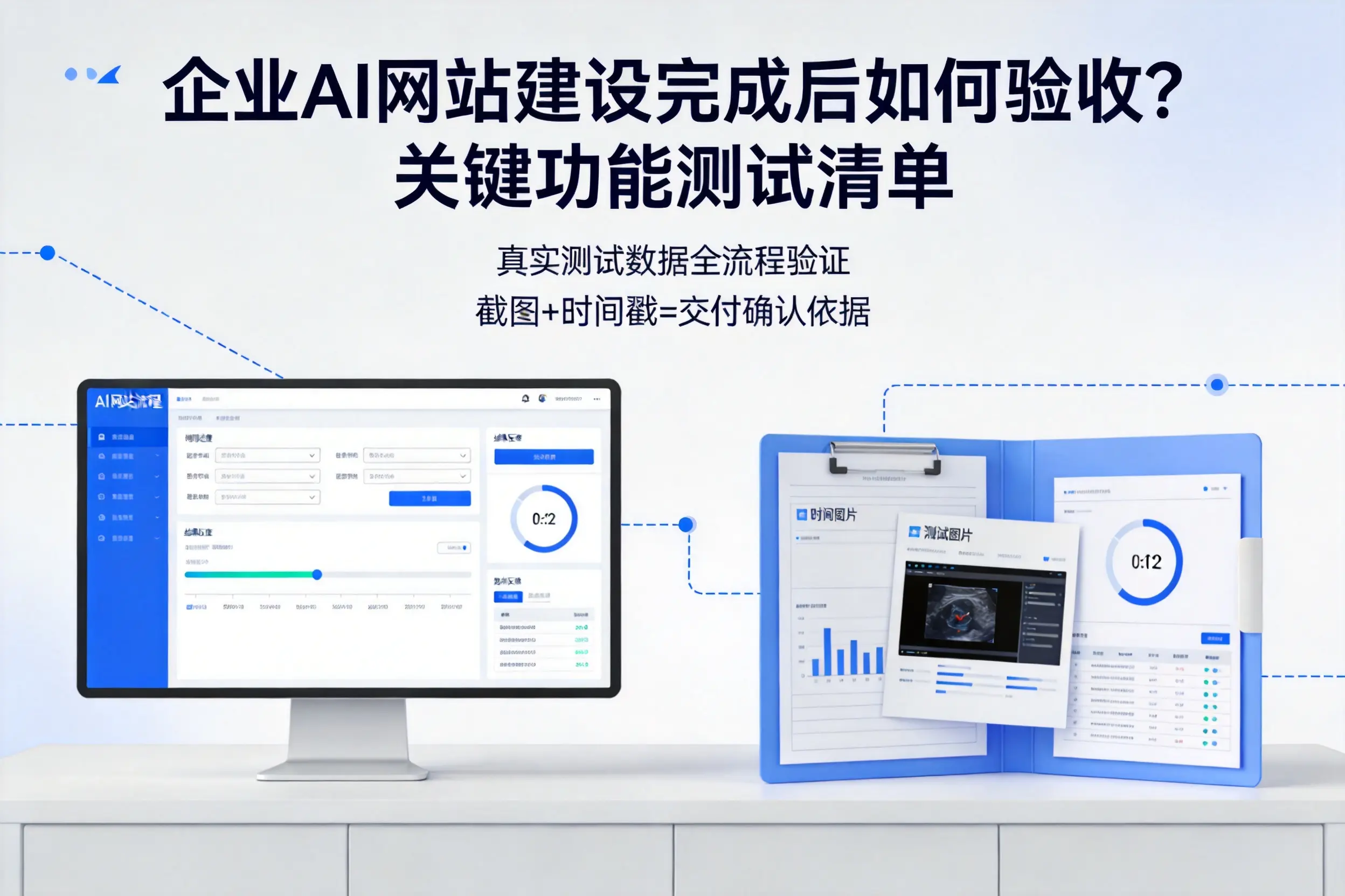 宝鸡企业AI网站建设完成后如何验收？关键功能测试清单