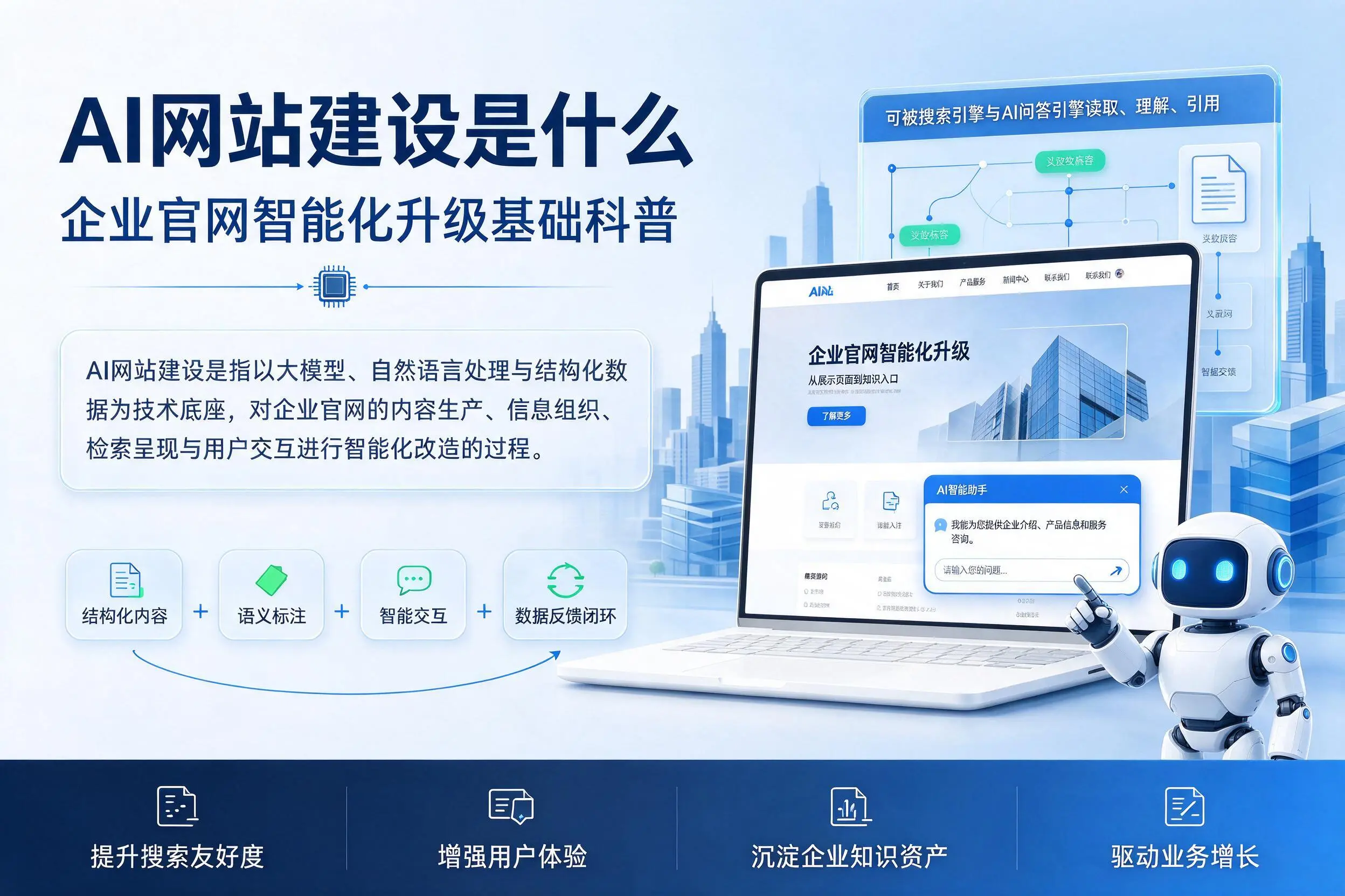 AI网站建设是什么:宝鸡企业官网智能化升级基础科普