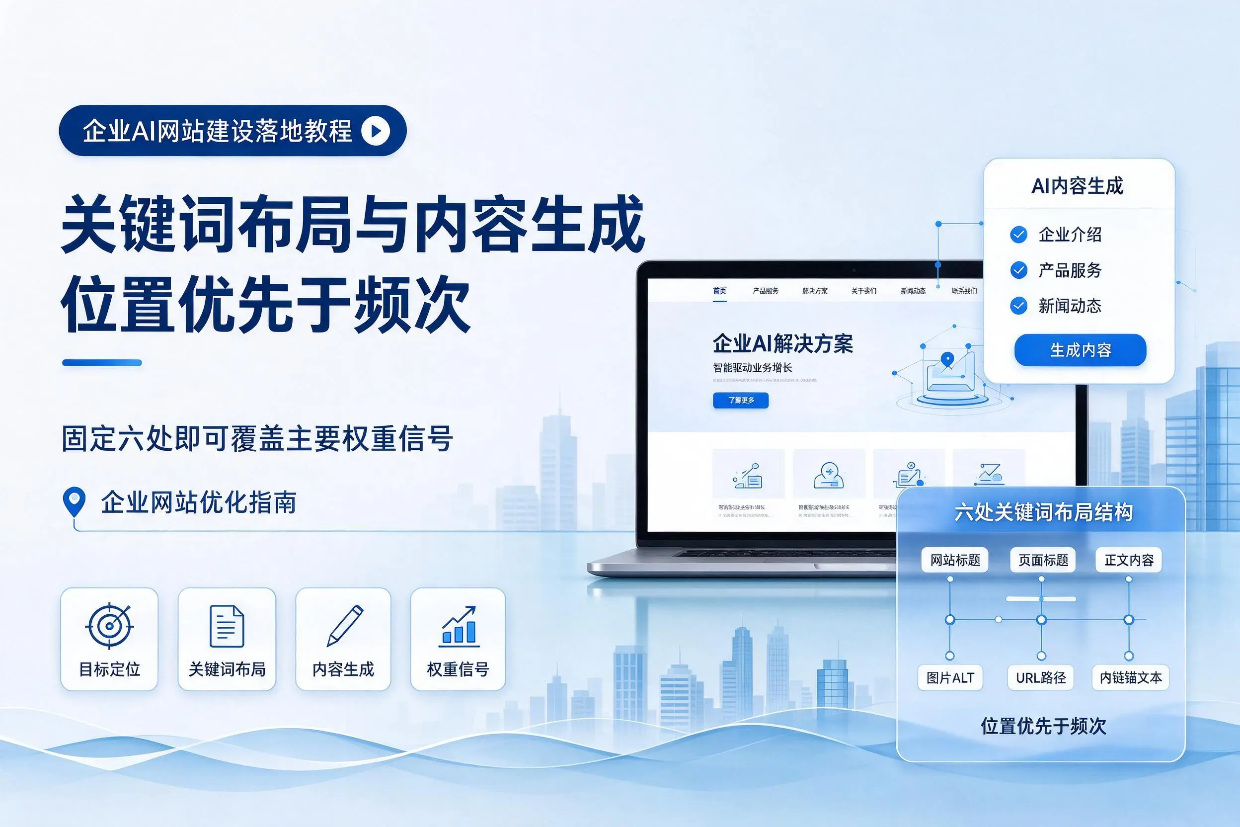 宝鸡企业AI网站建设落地教程：关键词布局与内容生成